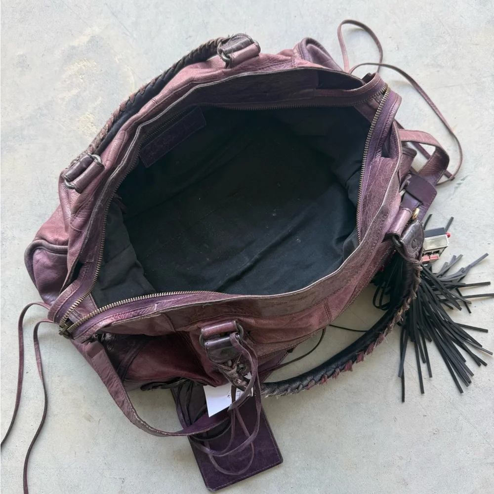 Vintage balenciaga purple city bag - Picture 3 of 7